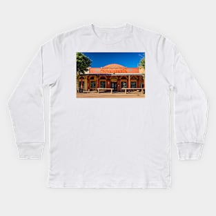 Allen Street in Tombstone, Arizona Kids Long Sleeve T-Shirt